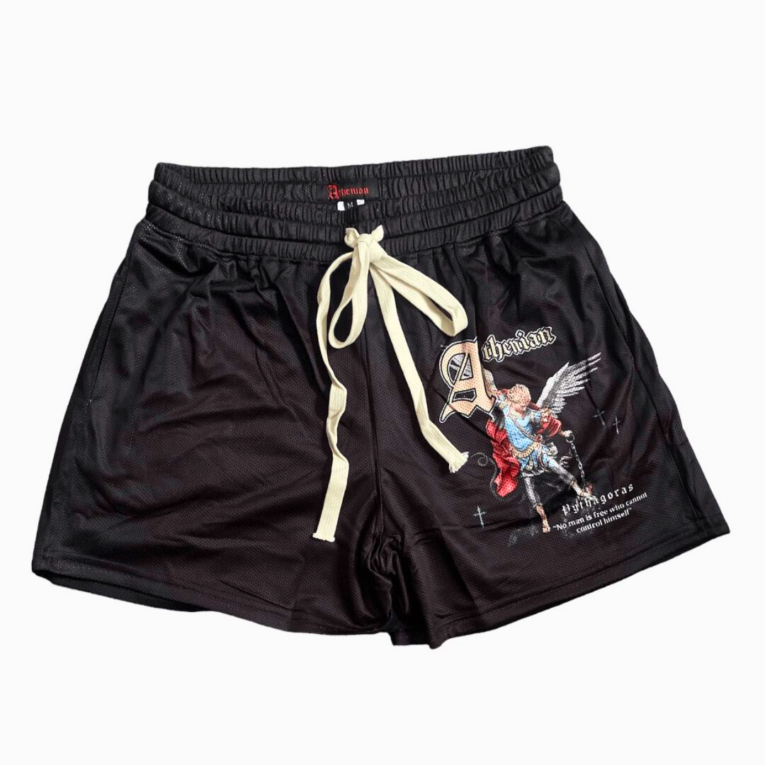 Black Pythagoras Shorts